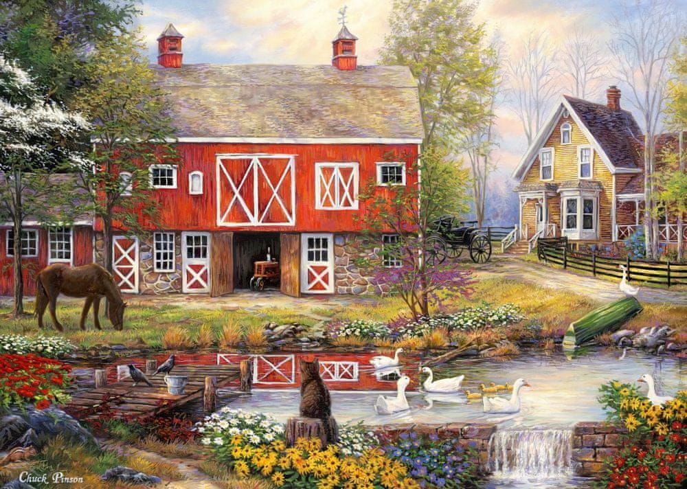 Grafika Puzzle 500 dílků Chuck Pinson - Reflections On Country Living - obrázek 1