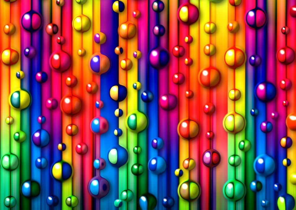 Grafika Puzzle 500 dílků Multicolored Bubbles - obrázek 1