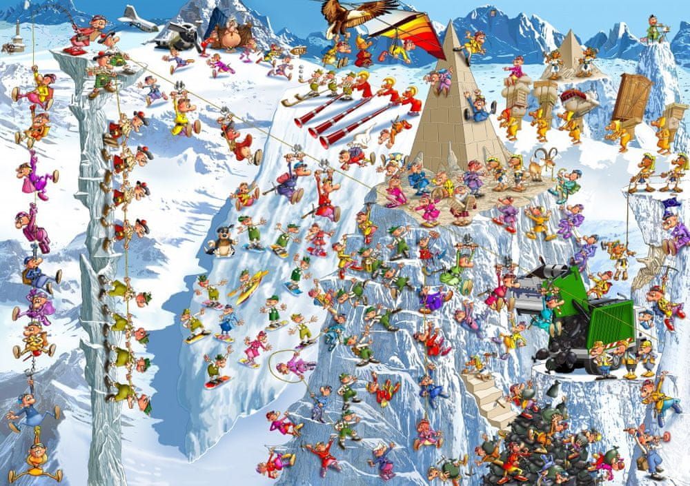 Grafika Puzzle 1500 dílků François Ruyer - Climbing - obrázek 1
