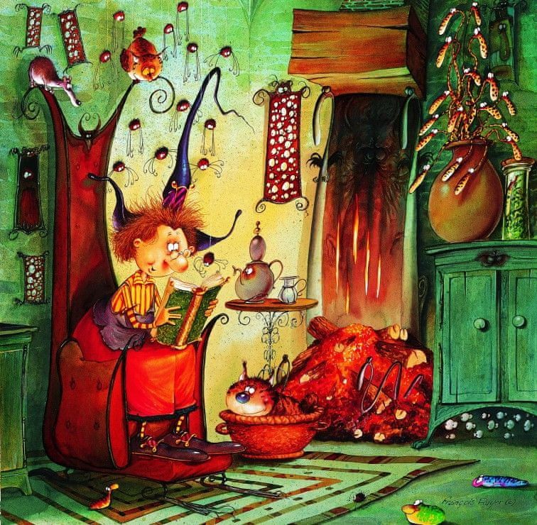 Grafika Puzzle 1500 dílků François Ruyer - Witch - obrázek 1