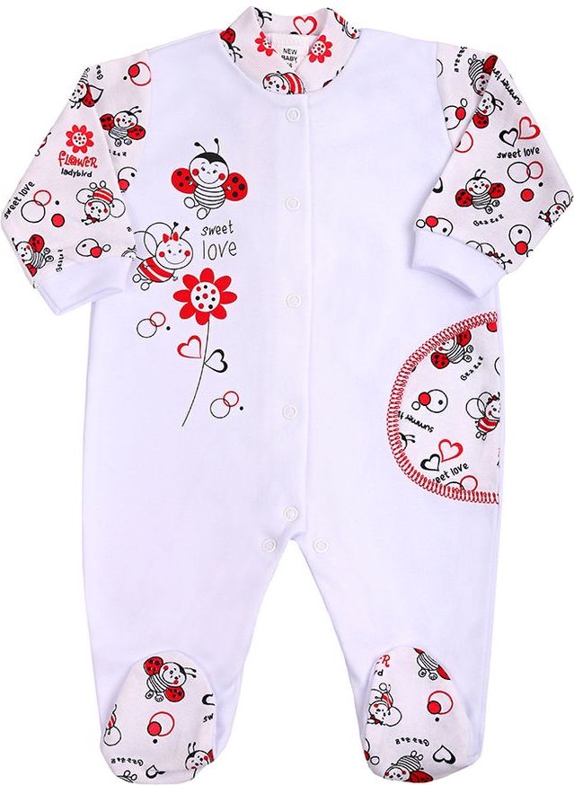 NEW BABY Kojenecký overal New Baby Beruška - 86 (12-18m) - obrázek 1