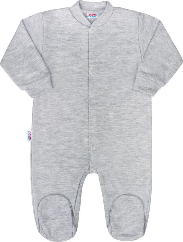 NEW BABY Kojenecký overal New Baby Classic II šedý - 50 (0 m) - obrázek 1