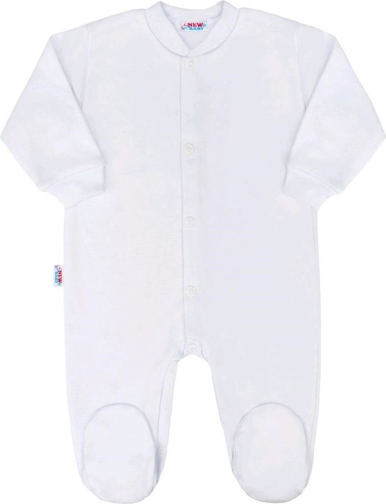 NEW BABY Kojenecký overal New Baby Classic bílý - 50 (0 m) - obrázek 1