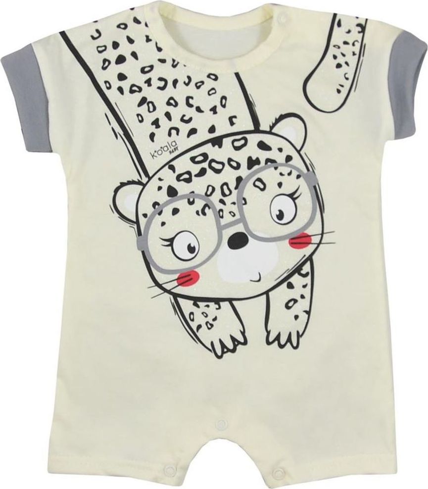 KOALA Kojenecký letní overal Koala Sara béžový - Kojenecký letní overal Koala Sara béžový - obrázek 1