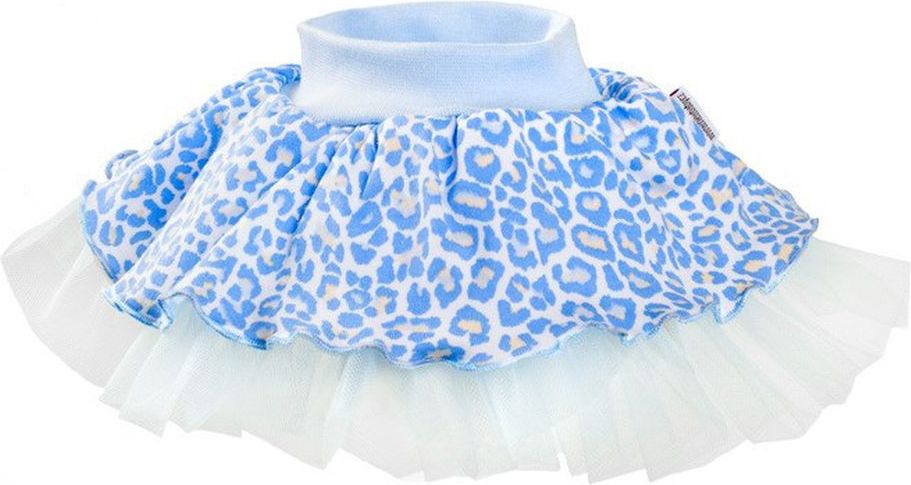 NEW BABY Kojenecká suknička s tylovou spodničkou New Baby Leopardík modrá - 92 (18-24m) - obrázek 1