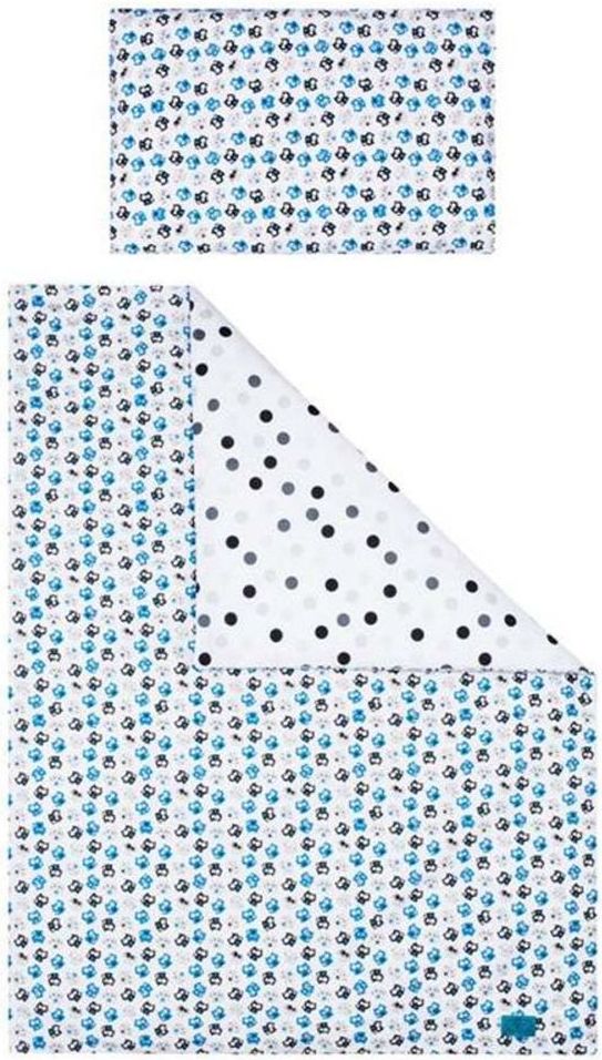 BELISIMA 5-dílné ložní povlečení Belisima Koťátka modré - 100/135 cm - obrázek 1
