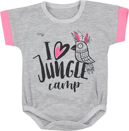 Kojenecké letní body Koala Ara růžové - 80 (9-12m) - obrázek 1