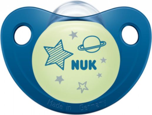 Silikonové šidítko Nuk Night/Day Planeta 0-6 měsíců - obrázek 1