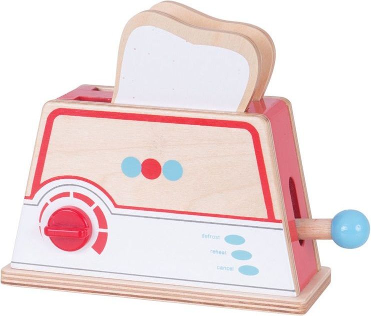 Dřevěné hračky Bigjigs Toys Toaster - obrázek 4