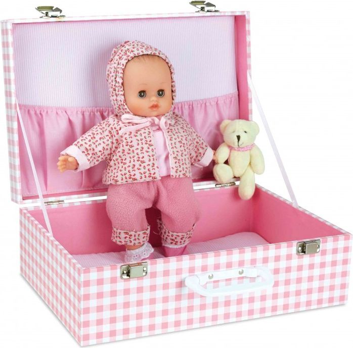 Petitcollin Panenka v kufříku Baby Delia 28 cm - obrázek 3