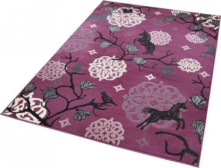 Kusový koberec Bambini 102794 Einhorn 140x200 cm - obrázek 3