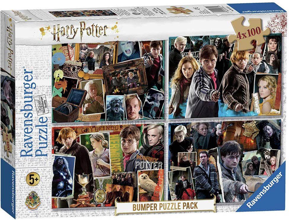 RAVENSBURGER Puzzle Harry Potter 4x100 dílků - obrázek 1