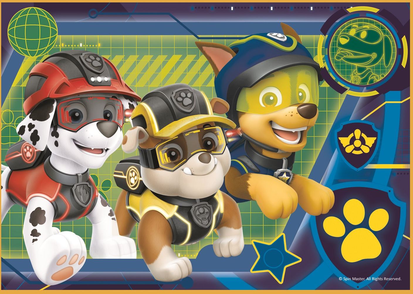 TREFL Puzzle Tlapková patrola: Vždy včas 4v1 (35,48,54,70 dílků) - obrázek 3