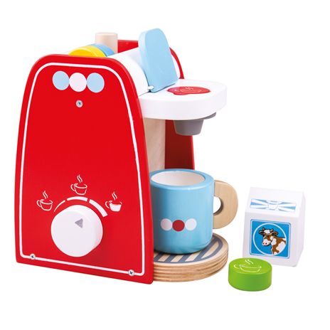 Bigjigs Toys Dřevěný kávovar - obrázek 1