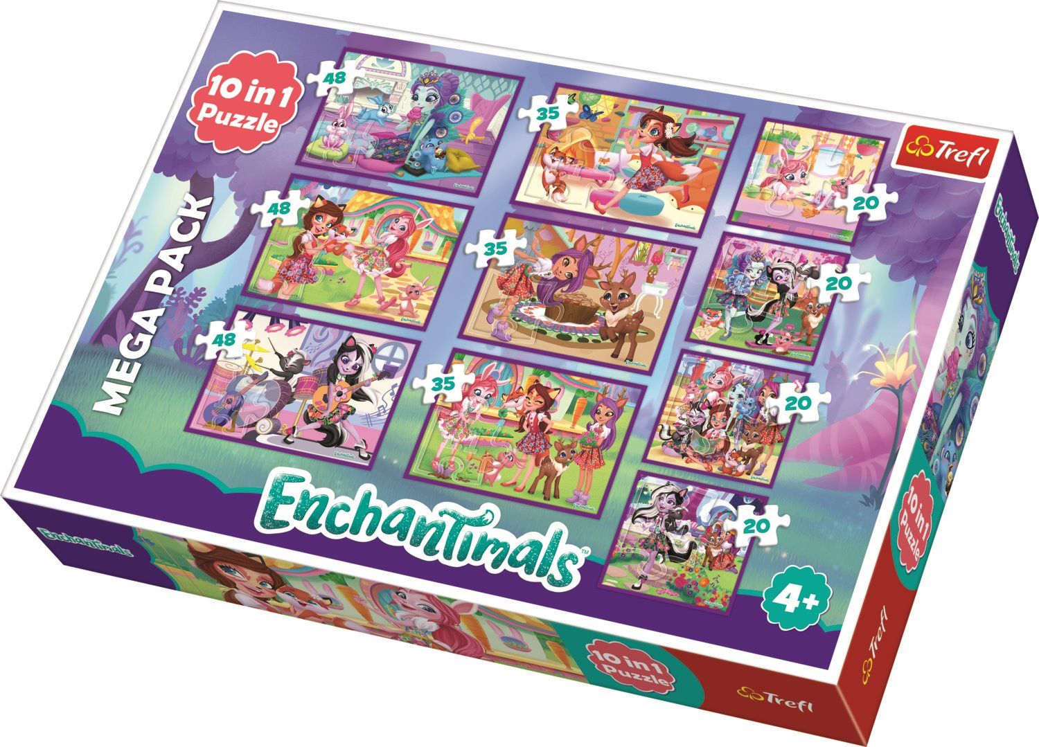 TREFL Puzzle Enchantimals 10v1 - obrázek 1