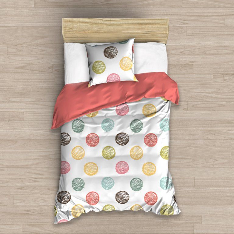 Tip Trade BAVLNĚNÉ POVLEČENÍ COLOR DOTS 140x200/70x90cm - obrázek 2