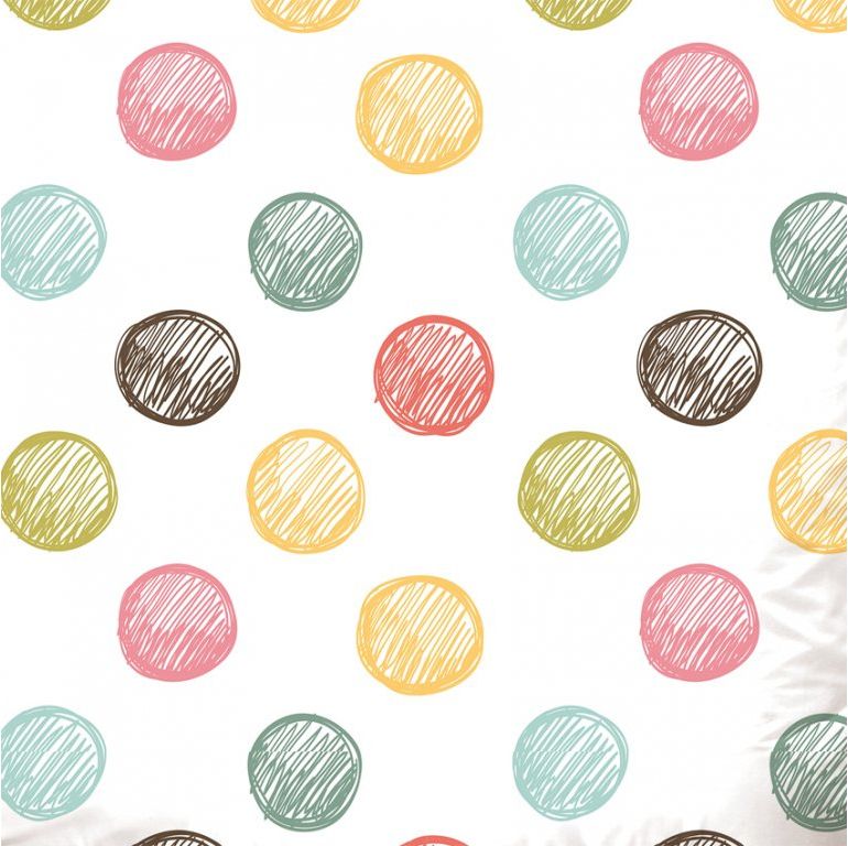 Tip Trade BAVLNĚNÉ POVLEČENÍ COLOR DOTS 140x200/70x90cm - obrázek 3