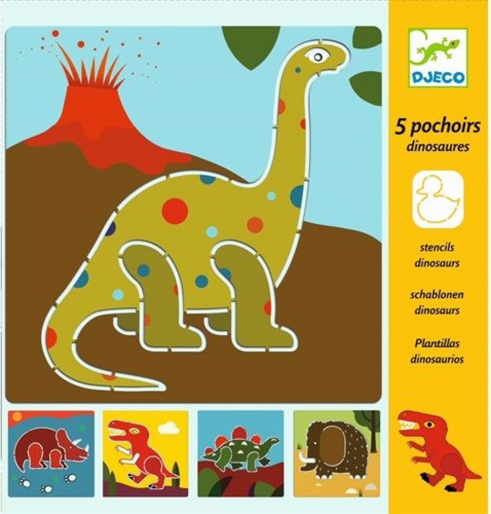 Djeco Šablony dinosauři - obrázek 1
