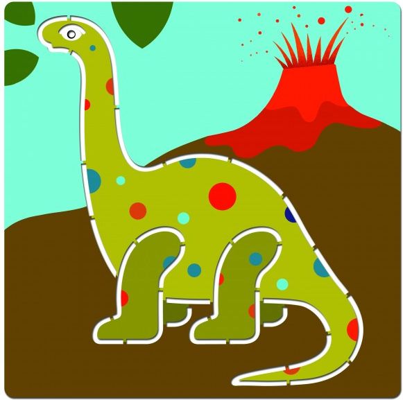 Djeco Šablony dinosauři - obrázek 2