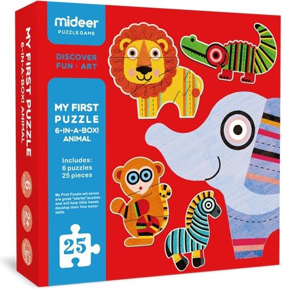 MIDEER Moje první puzzle - Zvířata - obrázek 1