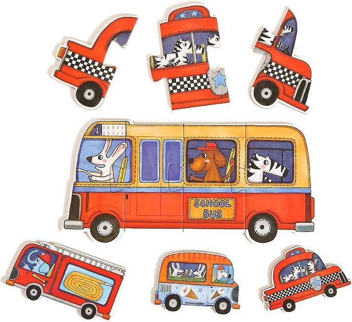 MIDEER Moje první puzzle - Doprava - obrázek 2