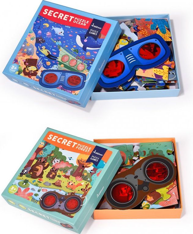 MIDEER Detektivní puzzle - Tajemný les - obrázek 2