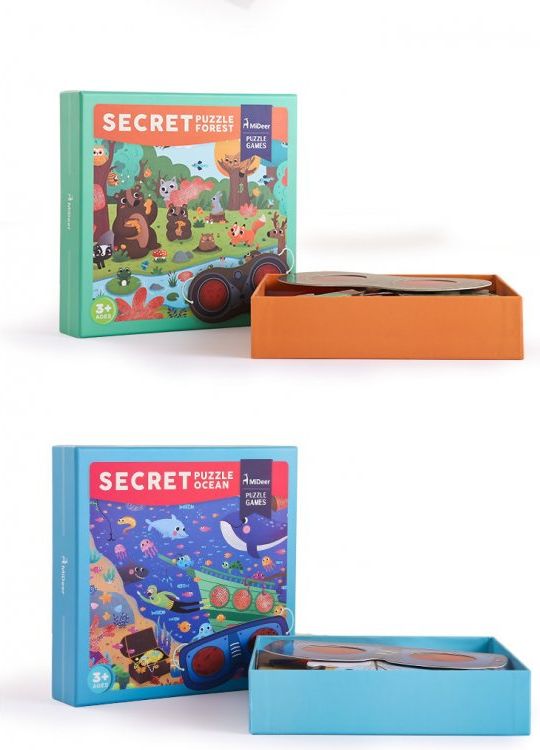 MIDEER Detektivní puzzle - Tajemný les - obrázek 3