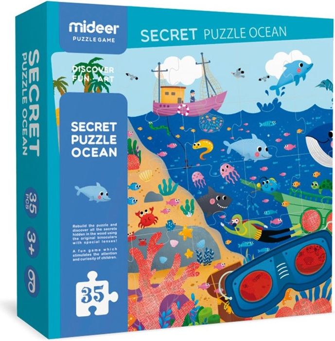 MIDEER Detektivní puzzle - Oceán - obrázek 2
