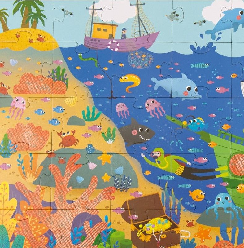 MIDEER Detektivní puzzle - Oceán - obrázek 6