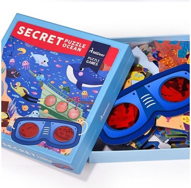 MIDEER Detektivní puzzle - Oceán - obrázek 1