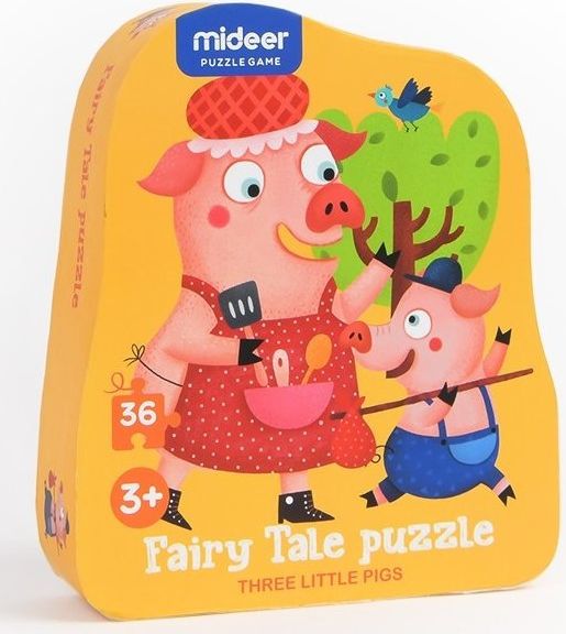 MIDEER Puzzle Tři prasátka - obrázek 1
