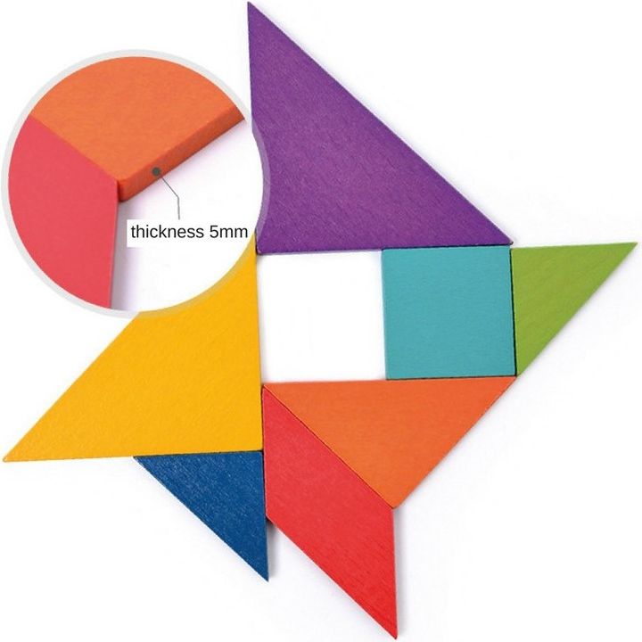 MIDEER Barevný Tangram - obrázek 4