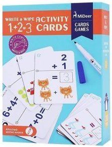 MIDEER Učící stírací karty 1+2 rovná se 3 - obrázek 6