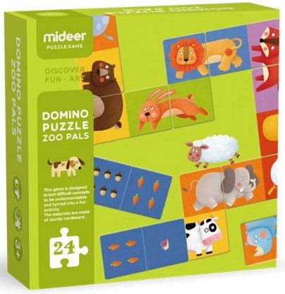 MIDEER Domino Kamarádi ze ZOO - obrázek 2