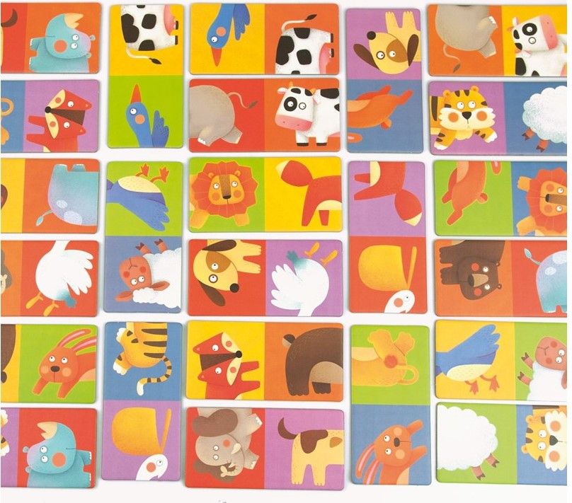 MIDEER Domino Kamarádi ze ZOO - obrázek 5