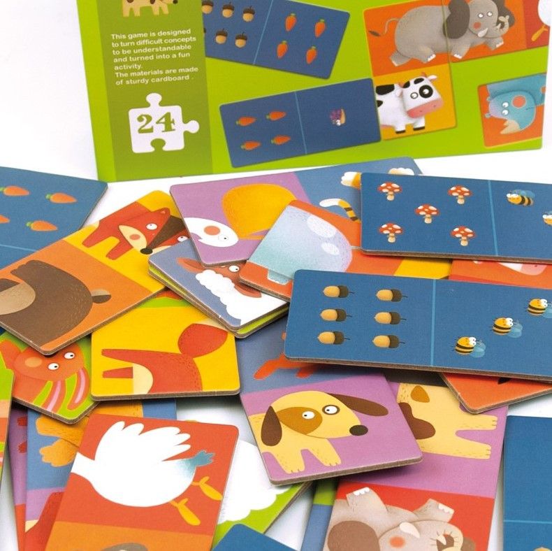 MIDEER Domino Kamarádi ze ZOO - obrázek 6