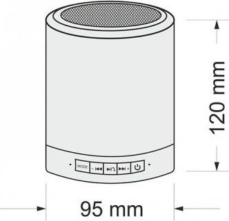 Dětská dekorativní lampa s BT reproduktorem Polux Funny LED RGB 306128 - obrázek 7