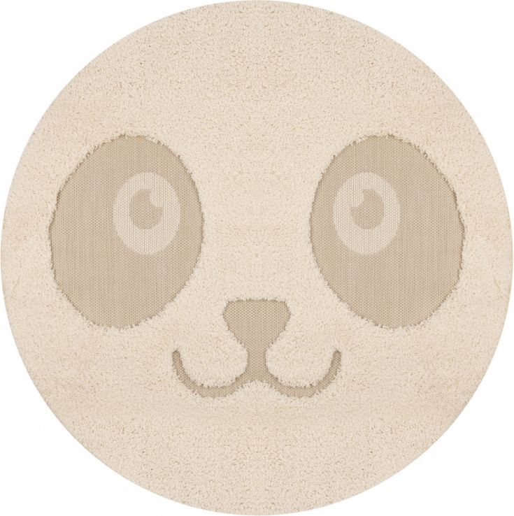 Kusový koberec Vini 103920 Cream Beige průměr 120 cm - obrázek 1