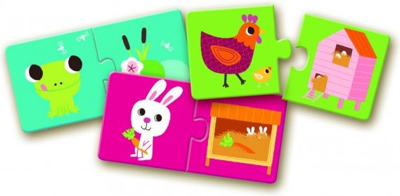 Djeco Puzzle duo Pelíšky - obrázek 4