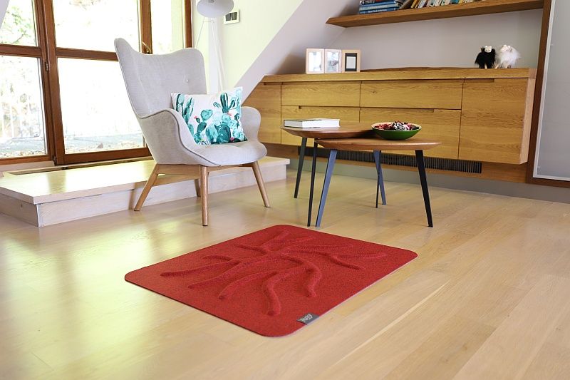 Kořenový koberec RootyRUG HOME – Rose Hip Red - obrázek 5