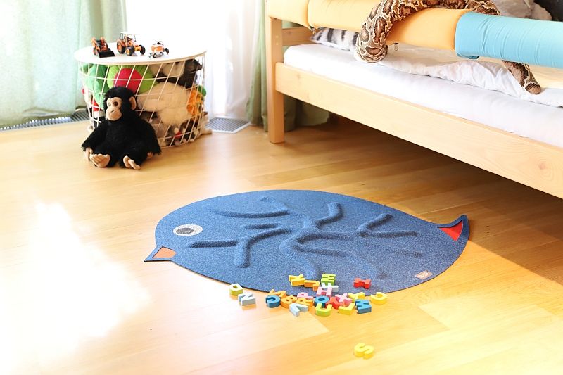 Kořenový koberec RootyRUG KIDS – Birdie Blue - obrázek 2