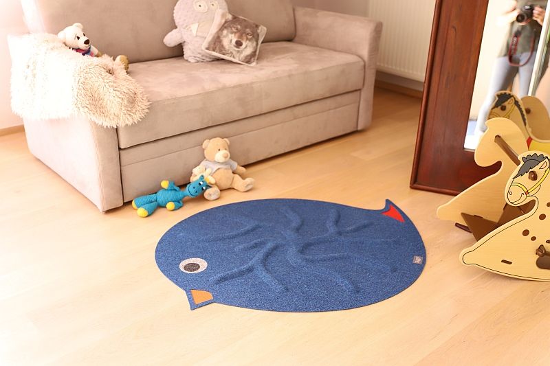 Kořenový koberec RootyRUG KIDS – Birdie Blue - obrázek 6