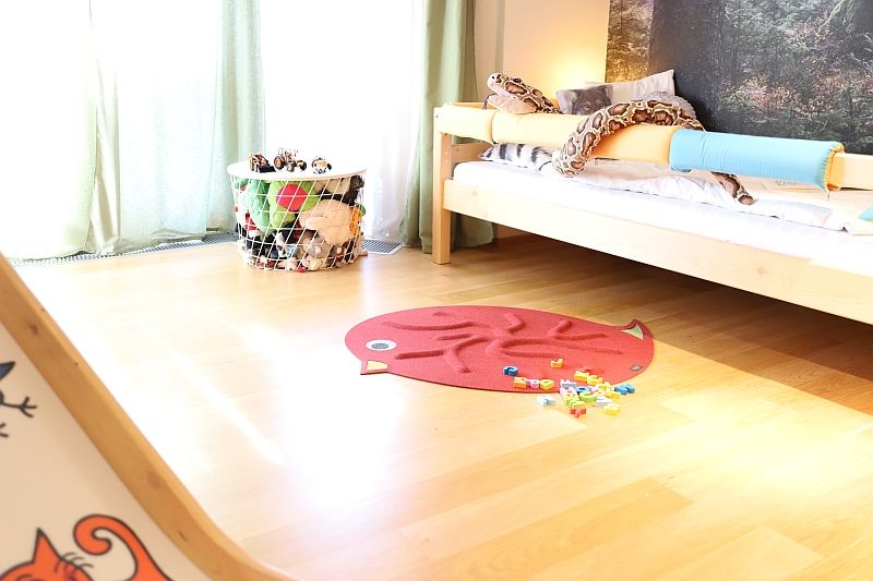 Kořenový koberec RootyRUG KIDS – Birdie Red - obrázek 2