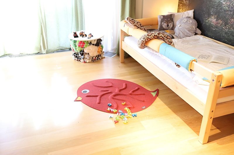 Kořenový koberec RootyRUG KIDS – Birdie Red - obrázek 3