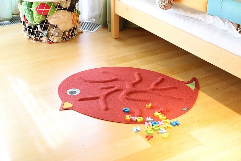 Kořenový koberec RootyRUG KIDS – Birdie Red - obrázek 4
