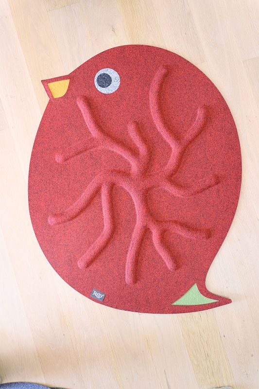 Kořenový koberec RootyRUG KIDS – Birdie Red - obrázek 7