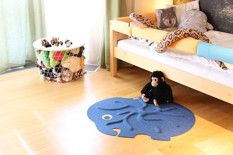 Kořenový koberec RootyRUG KIDS – Elephant Blue - obrázek 5