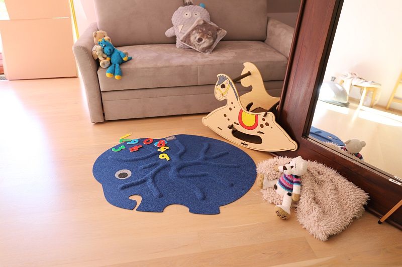 Kořenový koberec RootyRUG KIDS – Elephant Blue - obrázek 6
