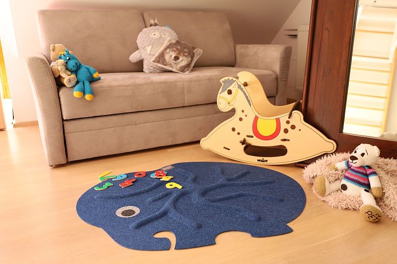 Kořenový koberec RootyRUG KIDS – Elephant Blue - obrázek 7