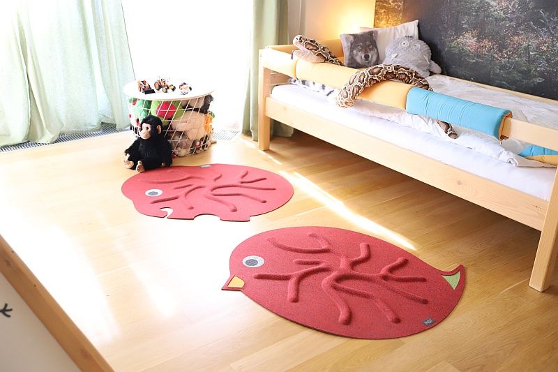 Kořenový koberec RootyRUG KIDS – Elephant Red - obrázek 7